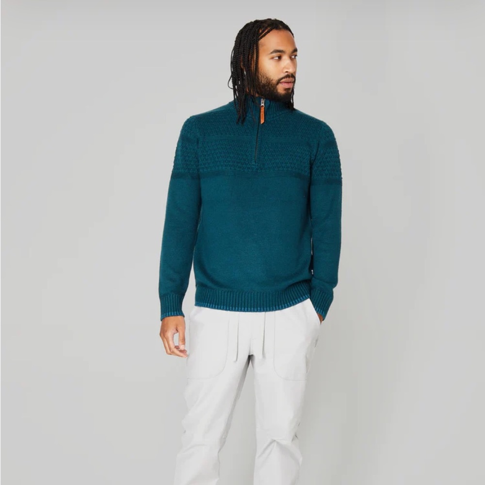 7 DIAMONDS 1/4 zip sweater